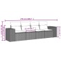 Garden sofa set with cushions 4 pieces beige synthetic rattan by , Garden sets - Ref: Foro24-3254616, Price: 299,77 €, Discou...