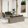6-teiliges Gartenmöbel-Set und graue synthetische Rattankissen von , Gartensets - Ref: Foro24-3254637, Preis: 439,08 €, Rabat...
