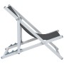 Klappbare Strandkörbe 2 Einheiten aus Aluminium und grauem Textilene von , Gartenstühle - Ref: Foro24-360167, Preis: 123,18 €...