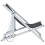 Klappbare Strandkörbe 2 Einheiten aus Aluminium und grauem Textilene von , Gartenstühle - Ref: Foro24-360167, Preis: 123,18 €...