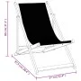 Klappbare Strandkörbe 2 Einheiten aus Aluminium und grauem Textilene von , Gartenstühle - Ref: Foro24-360167, Preis: 123,18 €...