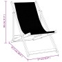 Klappbare Strandkörbe 2 Einheiten aus Aluminium und grauem Textilene von , Gartenstühle - Ref: Foro24-360167, Preis: 123,18 €...