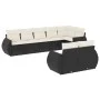 8-piece garden sofa set and black synthetic rattan cushions by , Modular outdoor sofas - Ref: Foro24-3221615, Price: 568,18 €...
