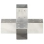 X-förmiger Pfostenverbinder aus verzinktem Metall 71x71 mm von vidaXL, Zaunpfosten - Ref: Foro24-145459, Preis: 32,82 €, Raba...