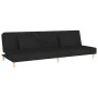 2-seater sofa bed with two black fabric pillows by , Sofas - Ref: Foro24-375889, Price: 249,15 €, Discount: %