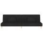 2-seater sofa bed with two black fabric pillows by , Sofas - Ref: Foro24-375889, Price: 253,50 €, Discount: %