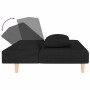 2-Sitzer-Schlafsofa mit zwei schwarzen Stoffkissen von , Sofas - Ref: Foro24-375889, Preis: 253,50 €, Rabatt: %