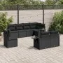 8-piece garden sofa set and black synthetic rattan cushions by , Garden sets - Ref: Foro24-3252772, Price: 616,59 €, Discount: %