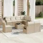 9-teiliges Gartensofa-Set mit beigen synthetischen Rattankissen von , Gartensets - Ref: Foro24-3252785, Preis: 708,61 €, Raba...