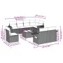 9-teiliges Gartensofa-Set mit beigen synthetischen Rattankissen von , Gartensets - Ref: Foro24-3252785, Preis: 708,61 €, Raba...