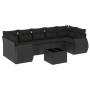 8-piece garden sofa set and black synthetic rattan cushions by , Garden sets - Ref: Foro24-3253472, Price: 524,86 €, Discount: %