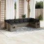 10-piece garden sofa set with gray synthetic rattan cushions by , Garden sets - Ref: Foro24-3253007, Price: 615,95 €, Discoun...