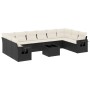 11-piece garden sofa set and black synthetic rattan cushions by , Garden sets - Ref: Foro24-3253013, Price: 643,30 €, Discoun...