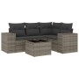 Garden sofa set with cushions 5 pieces gray synthetic rattan by , Garden sets - Ref: Foro24-3254857, Price: 362,33 €, Discoun...