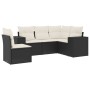 5-teiliges Gartenmöbel-Set und schwarze synthetische Rattankissen von , Gartensets - Ref: Foro24-3222565, Preis: 321,56 €, Ra...