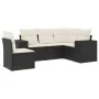 Set de muebles de jardín 5 pzas y cojines ratán sintético negro de , Conjuntos de jardín - Ref: Foro24-3222565, Precio: 339,8...
