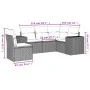 Garden sofa set with cushions 5 pieces beige synthetic rattan by , Garden sets - Ref: Foro24-3222567, Price: 397,87 €, Discou...