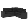 5-teiliges Gartenmöbel-Set und schwarze synthetische Rattankissen von , Gartensets - Ref: Foro24-3222544, Preis: 393,99 €, Ra...