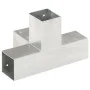 Post connectors in X 4 pcs galvanized metal 71x71 mm by vidaXL, fence posts - Ref: Foro24-145460, Price: 71,35 €, Discount: %