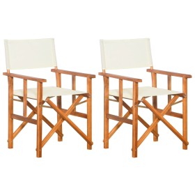Regiestühle 2 Einheiten massives Akazienholz von vidaXL, Gartenstühle - Ref: Foro24-45946, Preis: 155,46 €, Rabatt: %