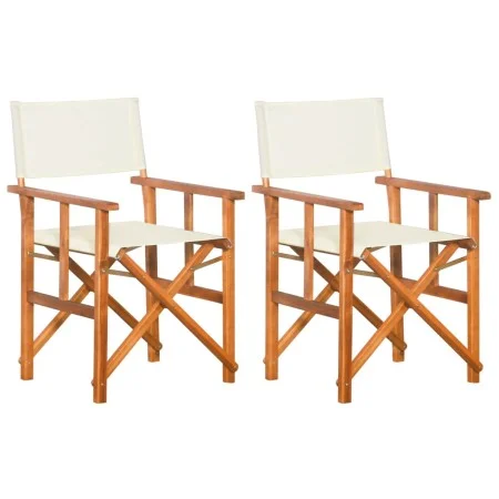 Regiestühle 2 Einheiten massives Akazienholz von vidaXL, Gartenstühle - Ref: Foro24-45946, Preis: 155,46 €, Rabatt: %