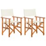 Regiestühle 2 Einheiten massives Akazienholz von vidaXL, Gartenstühle - Ref: Foro24-45946, Preis: 155,46 €, Rabatt: %
