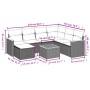 Gartensofa-Set mit beigen Kissen 8 Stück PE-Rattan von , Gartensets - Ref: Foro24-3258614, Preis: 501,61 €, Rabatt: %