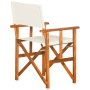 Director's chairs, 2 units, solid acacia wood by vidaXL, Garden chairs - Ref: Foro24-45946, Price: 155,46 €, Discount: %