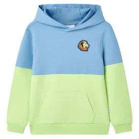 Kinder-Sweatshirt mit weichem blauen und gelben Kapuzenpullover 140 von , Kinder-T-Shirts - Ref: Foro24-12598, Preis: 16,08 €...