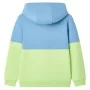 Sudadera infantil con capucha azul y amarillo suave 140 de , Camisetas para niños - Ref: Foro24-12598, Precio: 16,08 €, Descu...