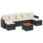 Set de sofás de jardín 8 piezas y cojines ratán sintético negro de , Conjuntos de jardín - Ref: Foro24-3258640, Precio: 421,8...