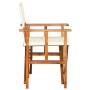 Director's chairs, 2 units, solid acacia wood by vidaXL, Garden chairs - Ref: Foro24-45946, Price: 155,46 €, Discount: %