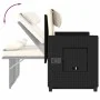 Garden recliner with black synthetic rattan cushions by , garden benches - Ref: Foro24-365816, Price: 321,22 €, Discount: %