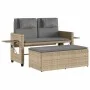 Garden recliner with beige synthetic rattan cushions by , garden benches - Ref: Foro24-365821, Price: 292,19 €, Discount: %