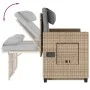 Gartenliege mit beigen synthetischen Rattankissen von , Gartenbänke - Ref: Foro24-365821, Preis: 292,19 €, Rabatt: %