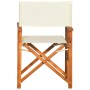 Director's chairs, 2 units, solid acacia wood by vidaXL, Garden chairs - Ref: Foro24-45946, Price: 155,46 €, Discount: %