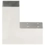 L-förmiger Pfostenverbinder aus verzinktem Metall, 71 x 71 mm von vidaXL, Zaunpfosten - Ref: Foro24-145453, Preis: 22,07 €, R...