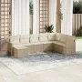 Juego de sofás de jardín con cojines beige 8 pzas ratán PE de , Conjuntos de jardín - Ref: Foro24-3258649, Precio: 548,99 €, ...