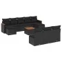 11-piece garden sofa set and black synthetic rattan cushions by , Garden sets - Ref: Foro24-3258793, Price: 604,54 €, Discoun...
