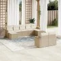 9-piece garden sofa set with beige synthetic rattan cushions by , Garden sets - Ref: Foro24-3258803, Price: 613,71 €, Discoun...