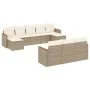 Garden sofa set with beige cushions 10 pieces synthetic rattan by , Garden sets - Ref: Foro24-3258817, Price: 681,58 €, Disco...