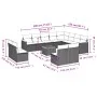 Garden sofa set with cushions 13 pieces beige synthetic rattan by , Garden sets - Ref: Foro24-3258881, Price: 785,58 €, Disco...