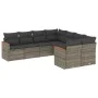 8-teiliges Gartensofa-Set und graue synthetische Rattankissen von , Gartensets - Ref: Foro24-3258959, Preis: 500,18 €, Rabatt: %