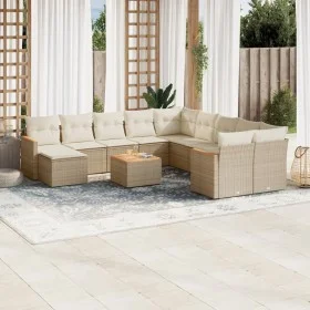 12-teiliges Gartensofa-Set und braune synthetische Rattankissen von , Gartensets - Ref: Foro24-3258978, Preis: 815,14 €, Raba...