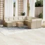 12-piece garden sofa set and brown synthetic rattan cushions by , Garden sets - Ref: Foro24-3258978, Price: 815,14 €, Discoun...