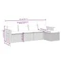 Garden sofa set with cushions 5 pieces beige synthetic rattan by , Garden sets - Ref: Foro24-3259161, Price: 323,53 €, Discou...