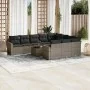 11-piece garden sofa set and gray synthetic rattan cushions by , Modular outdoor sofas - Ref: Foro24-3251837, Price: 666,09 €...