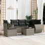 6-teiliges Gartenmöbel-Set und graue synthetische Rattankissen von , Gartensets - Ref: Foro24-3253717, Preis: 393,72 €, Rabat...