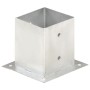 Anchors for posts 4 units galvanized metal 121 mm by vidaXL, fence posts - Ref: Foro24-145451, Price: 52,51 €, Discount: %