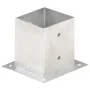 Anchors for posts 4 units galvanized metal 121 mm by vidaXL, fence posts - Ref: Foro24-145451, Price: 49,19 €, Discount: %